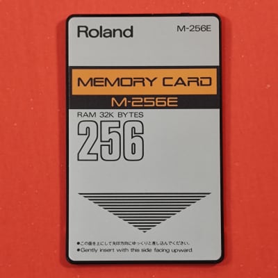 Roland M-256E RAM Card, m256 memory D-50 / 550, R-8 / 8m / 70, JV, JD