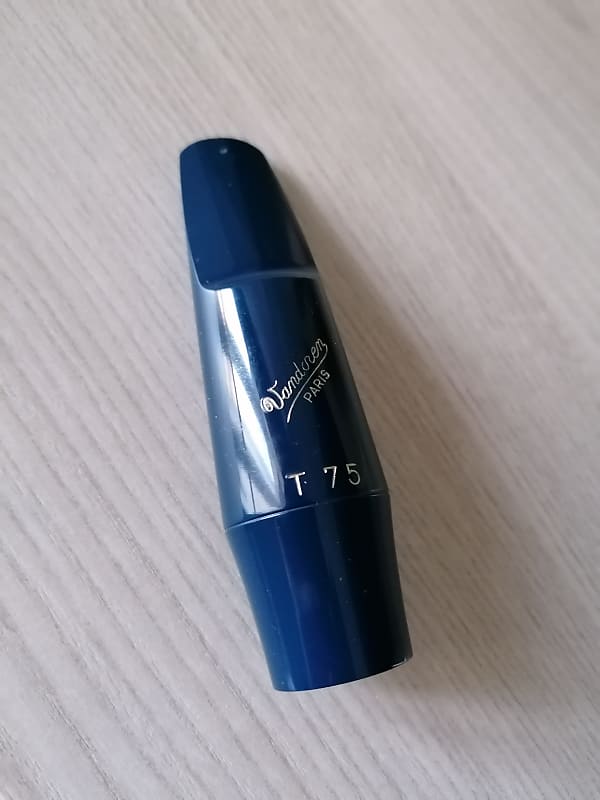 Vandoren Java T75 blue ebonite 80's tenor saxophone | Reverb Vandoren Java T75 blue ebonite 80's tenor saxophone | Reverb