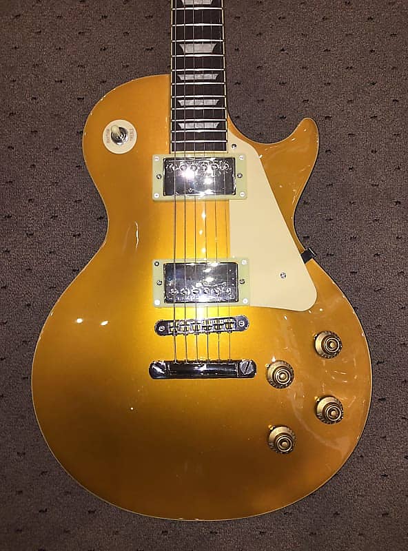 Burny RLG-55P Vintage Gold Top | Reverb Canada
