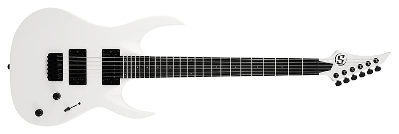 S by Solar AB4.6W White Matte Electric Guitar