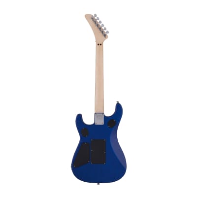 EVH 5150 Series Deluxe Poplar Burl Basswood 6-String Electric Guitar with Ebony Fingerboard (Right-Handed, Aqua Burst) image 4