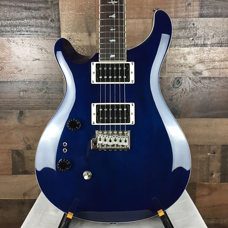 PRS SE Standard 24-08 Left-Handed Electric Guitar Translucent Blue, Gig Bag, 348 image 1