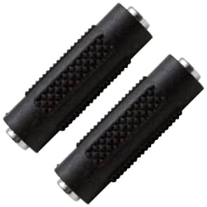 Seismic Audio SAPT120-2PACK 1/8" Female to 1/8" Female Cable Coupler Adapters (Pair)