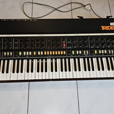 Korg Trident polyphonic multi-timbral vintage synthesizer 1980