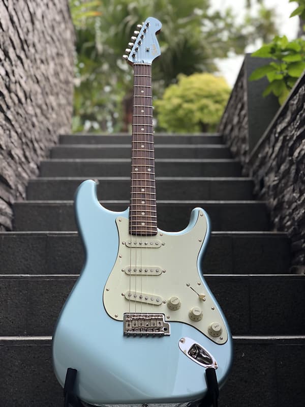 Tokai Stratocaster AST-104 IBL/R Goldstar Sound Japan in Ice Blue Metallic  with Rosewood