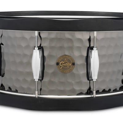 Gretsch BS0414HSS 14x4 Hammered Stainless Steel Snare Drum-