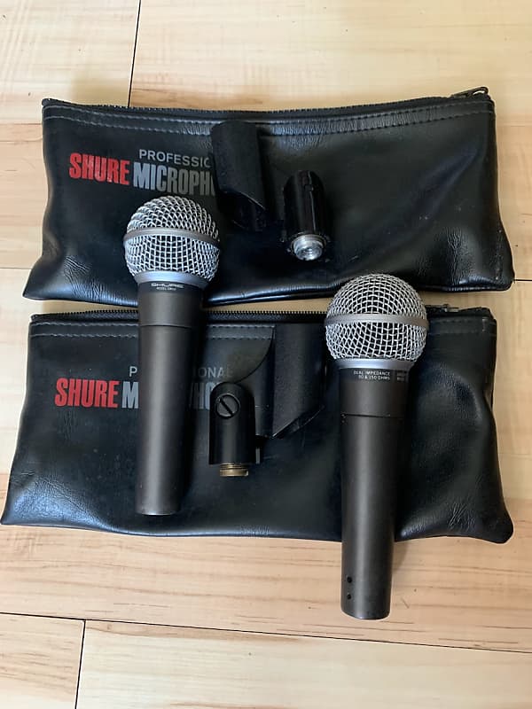 SHURE USA58(ビンテージSM58) Vintage Shure SM58 USA Unidirectional Dynamic Dual Impedance