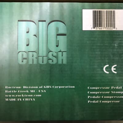Rocktron Big Crush Compressor Effect Pedal image 8