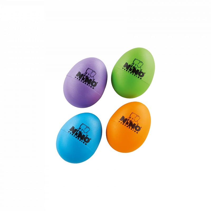 Meinl NINO Plastic Egg Shaker Assortment of 4 Pieces