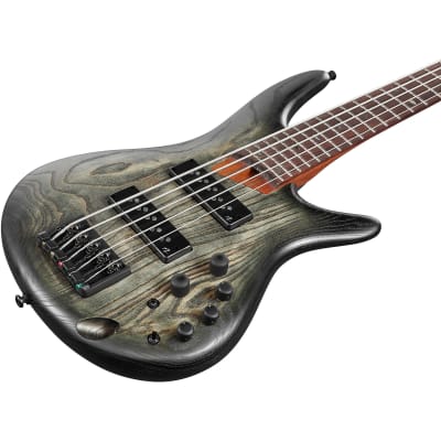 Ibanez SR605E Soundgear 5-String Electric Bass - Black Stained Burst image 5