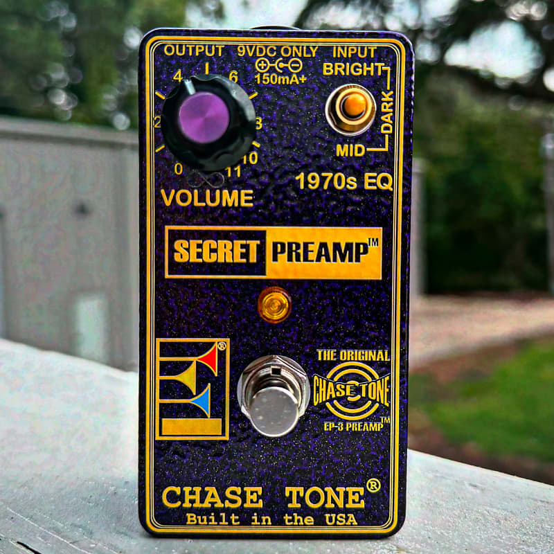 ギター CHASE TONE SECRET PREAMP CHASE-TONE-1970s-BLACK-GOLD-