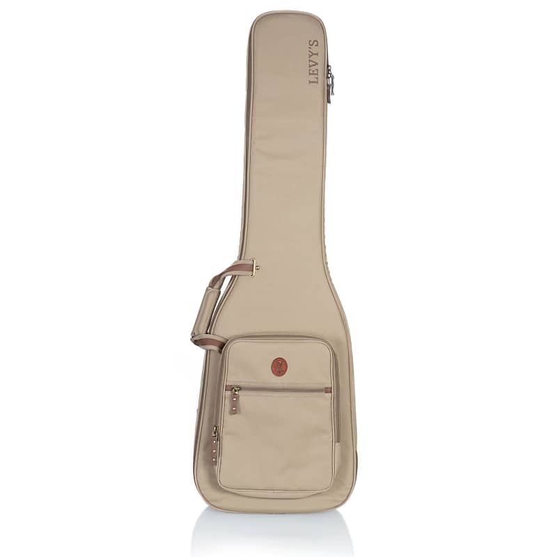 Levy's Deluxe Gig Bag for Bass Guitars Tan Reverb