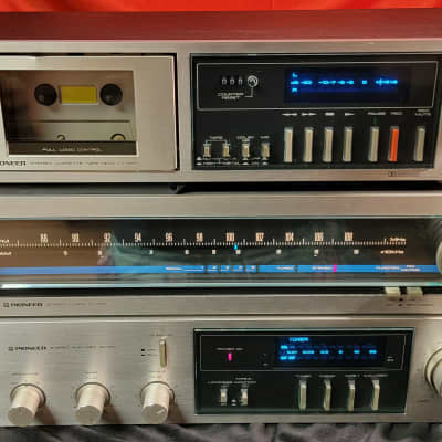 VINTAGE PIONEER SA-520, TX-520, CT-520 COMPLETE STEREO SYSTEM TAPE PLAYER STEREO 1980s image 1