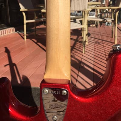 1995 G&L Fullerton Signature Stratocaster  RARE Candy Apple Red - 1st Year of issue #110 image 8
