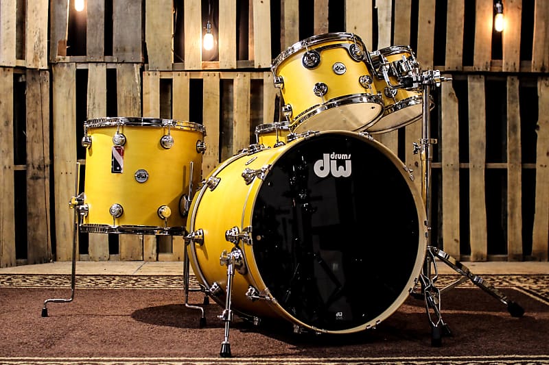 DW Collector's Series Drum Set, Amber Satin Oil SO# 1104135 image 1