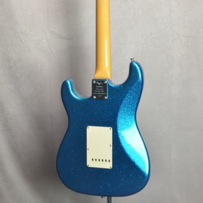 Fender Custom Shop Yamano 120th Anniversary Model Stratocaster Blue Sparkle Finish image 5