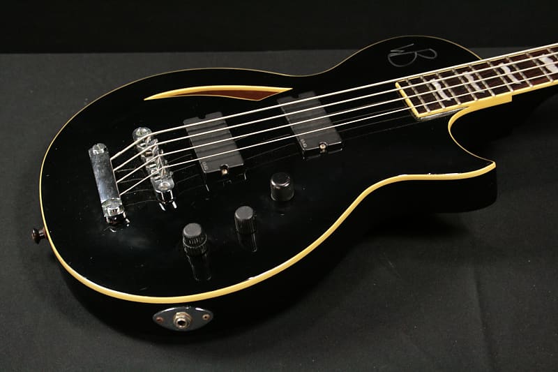 ESP LTD EC-304AT 2002 - Ebony - Semi Hollow - Korea - rare