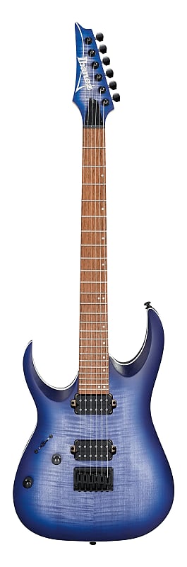 Ibanez Left-Handed Electric Guitar  RGA42FML- Blue Lagoon Burst Flat- w/ free restring and setup (a $39 value) image 1