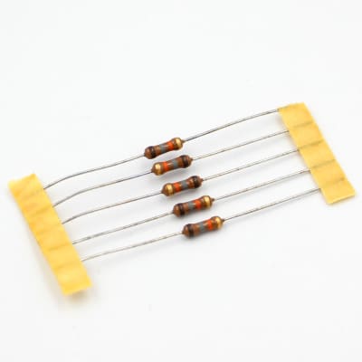 5pcs 18K 1/2w 5% Low Noise Nos JEG made in JAPAN  Rare Resistors tube amps guitar pedal diy resistor for sale