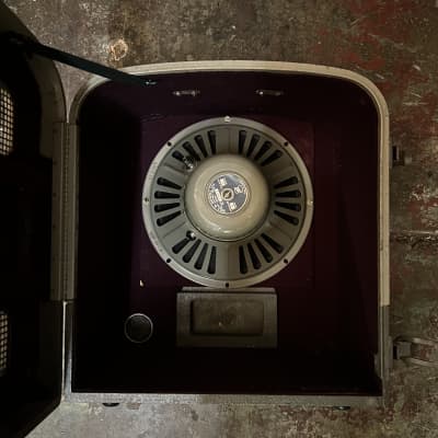 Bell & Howell Filmosound Tube Amp with Goodmans Alnico Speaker and Cabinet image 8