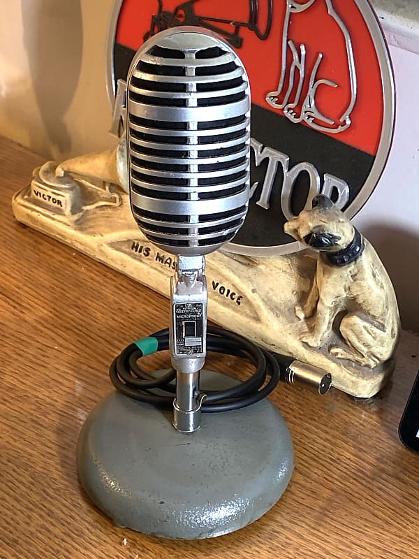 Vintage 1950s Electro Voice 726 Microphone with Rare 1930s Art Deco Boom  Stand at 1stDibs