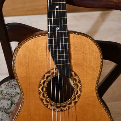 ✴️ Video Included – Vintage 1940s Perlgold German Parlor Guitar – Great Condition and Sound image 6
