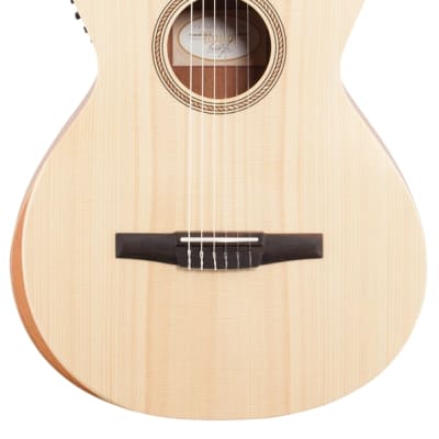 Taylor A12eN Grand Concert Nylon Acoustic Electric Guitar with Gigbag image 3