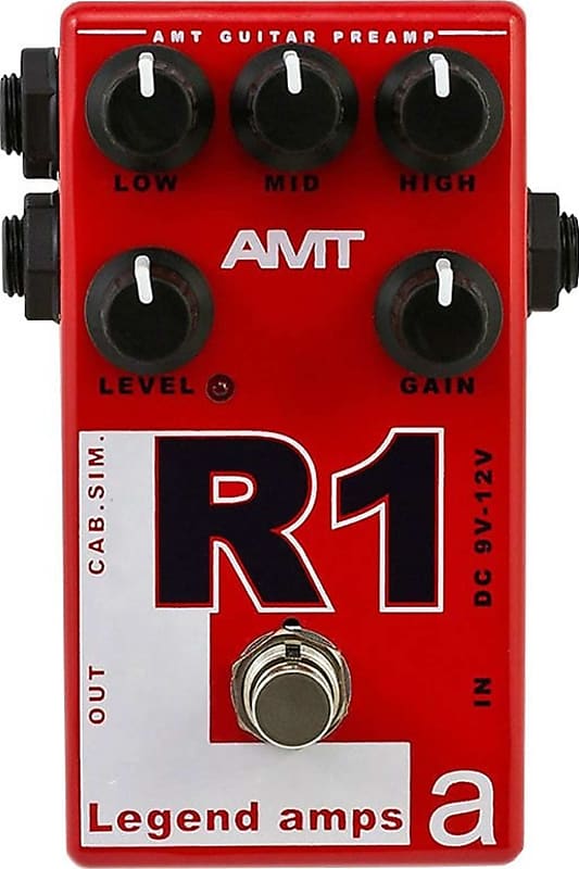 AMT R1 Legend Amp Series Mesa Triple Rectifier Distortion Pedal image 1