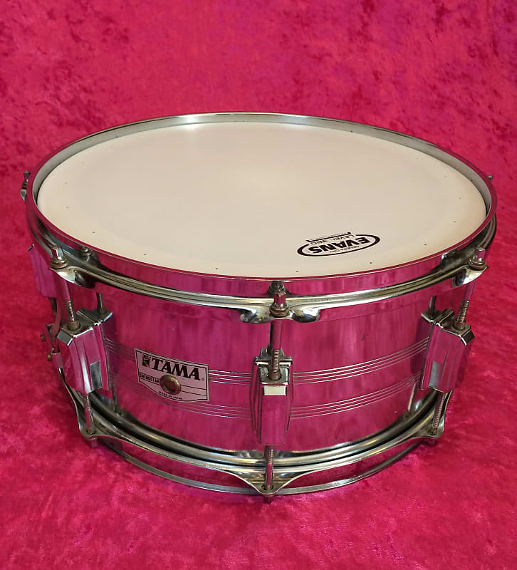 Tama 7006 Swingstar 6.5x14" 8-Lug Chrome Steel Snare Drum 1984 - 1988 image 7