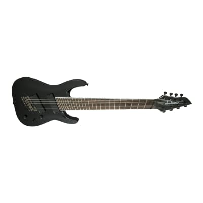 Jackson X Series Soloist Arch Top SLAT8 MS 8-String Electric Guitar with Laurel Fingerboard and Poplar Body (Right-Handed, Gloss Black) image 3