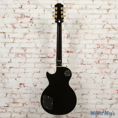 USED Epiphone Les Paul Custom Electric Guitar, Ebony image 8