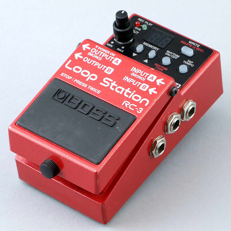 BOSS RC-3 Loop Station Pedal, 3 hours stereo recording, 99