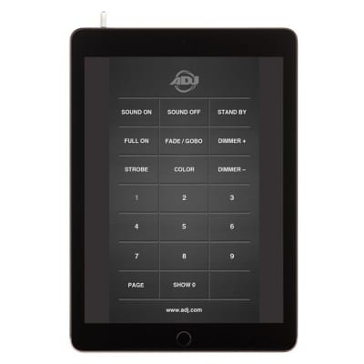 American DJ ADJ AIRSTREAM IR Universal Remote Control App For Lighting Fixtures image 5
