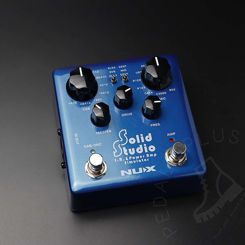 NuX NSS-5 Solid Studio IR and Power Amp Simulator 2010s - Blue