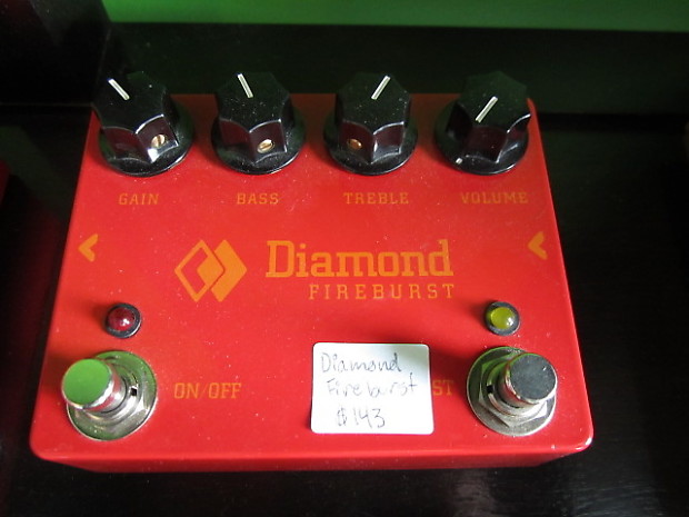 Diamond Fireburst Thick Fuzz Distortion Guitar Pedal | Reverb