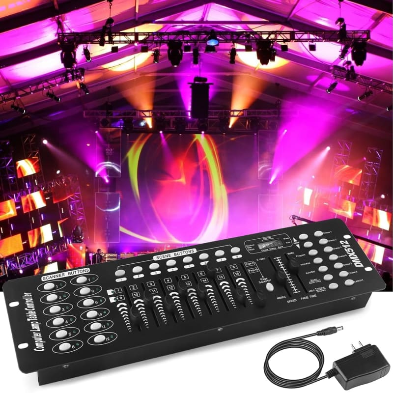 lightmaXX DMX Controller FORGE 192 240 Scenes,6 Chaser,12 Fix. favo