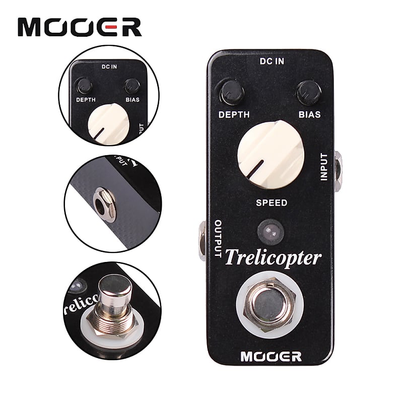 MOOER Trelicopter Classic Optical Tremolo Electric Guitar
