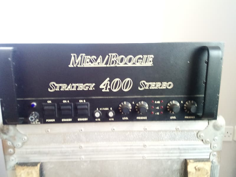 Mesa Boogie Strategy 400 Circa 1990's Bla k | Reverb