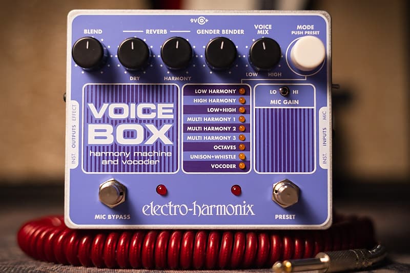 Electro-Harmonix Voice Box Vocal Harmony Machine/Vocoder