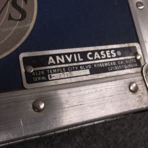Anvil Brief Case 1980's Metal super road case cool big hair days case image 4
