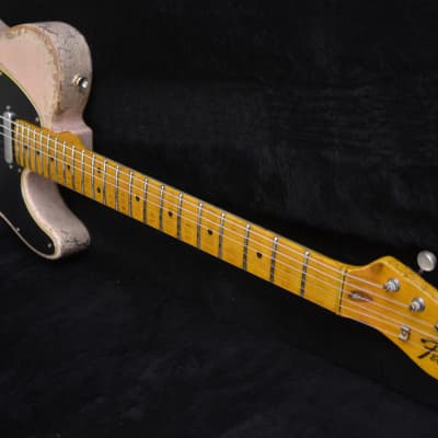 Fender American Telecaster Heavy Relic Nitro Shell Pink  w/ Maple Neck image 4
