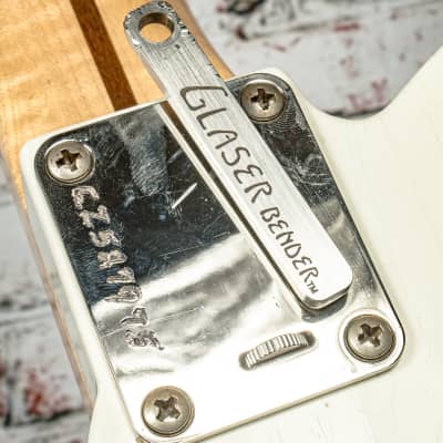 Fender 2017 Custom Shop Black Anodized Journeyman Relic Telecaster Electric Guitar, Aged Opaque White Blonde w/ Glaser B-Bender & Original Case x7975 (USED) image 21
