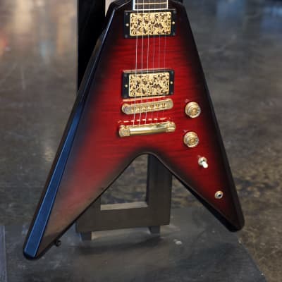 Gibson 50th Anniversary Flying V Brimstone Burst 2008 | Reverb