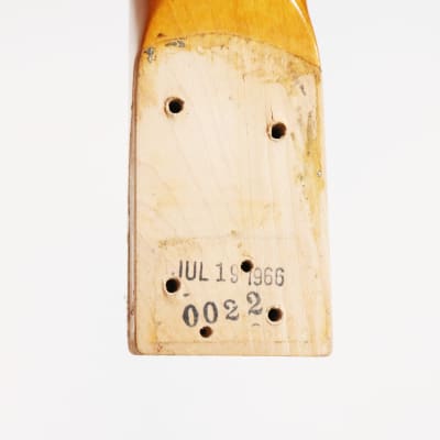 1966 Mosrite The Ventures Model Mark V Vintage Electric Guitar Neck – Rare Original ’66 MK V German Carve Ventures II Part Made in Bakersfield CA (B802) image 17