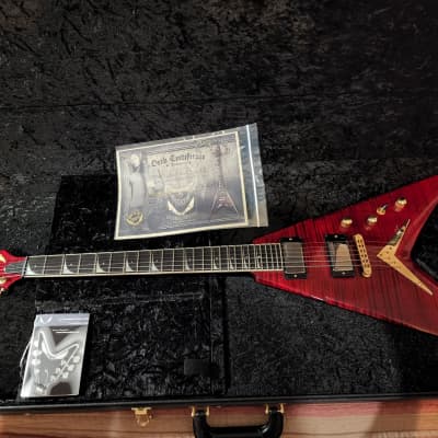 Dean USA Michael Amott Tyrant Signature Guitar Metallic Burgundy w 