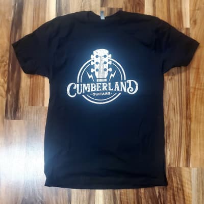 Cumberland Guitars - Classic Distressed Logo T-Shirt - Assorted Colors - Medium / Black image 1