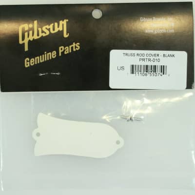 GIBSON Les Paul Blank 2-Ply Truss Rod Cover w/Screws - Brand New Genuine. image 2