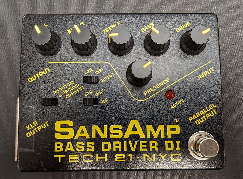 Tech 21 Sansamp Bass Driver D.I. V1 2000s - Black