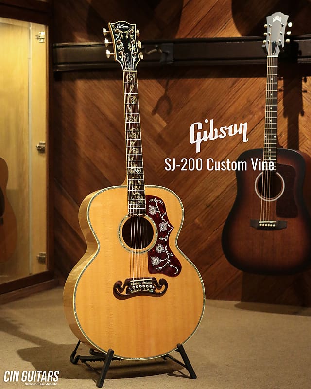 Gibson SJ-200 Custom Vine 2014 | Reverb