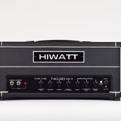 Hiwatt T40/20 Switchable 40W/20W Head W/ True-Spring Reverb imagen 1